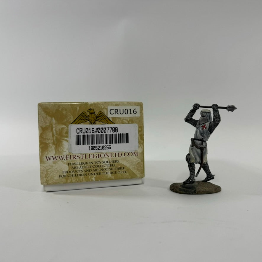 First Legion - CRU016: Tempeliersridder met Strijdknots – Een Zeldzaam Verzamelstuk