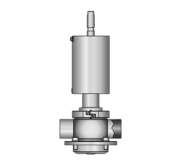 KIESELMANN KI‑DS hoekventiel 5506025035‑041 – DN 25–100 (nieuw)