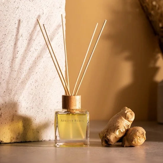 Verbena & Gember Geurstokjes Atelier Rebul (120ml) - Kruidige Kamergeur - Heerlijke Interieurparfum