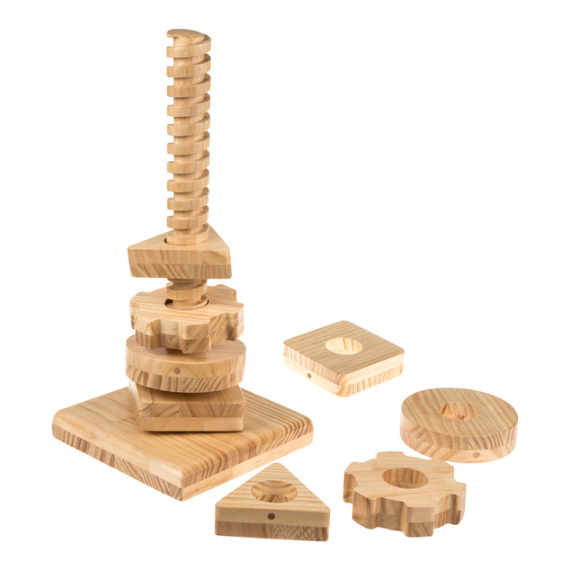 TTS Motor Skills Dreh- und Wendeturm – Lernspielzeug aus Holz | Neu