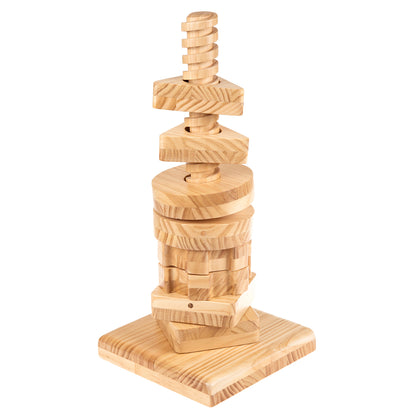 TTS Motor Skills Twist and Turn Tall Tower – Houten Educatief Spiraalspeelgoed | Nieuw