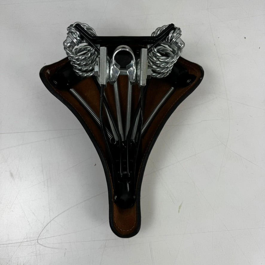 Sella Monte Grappa Bruin Leren Fietszadel – Retro Look | Gebruikt