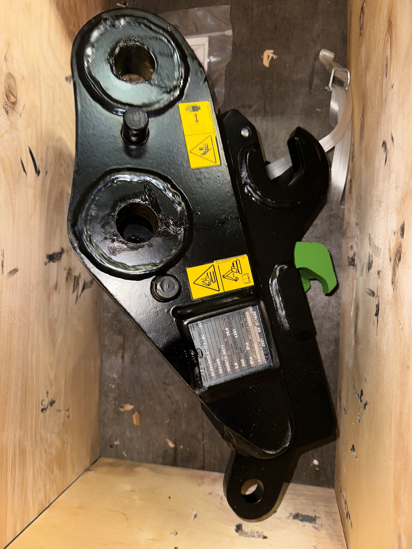 Geith snelwissel voor oa de Kubota KX71 graafmachine