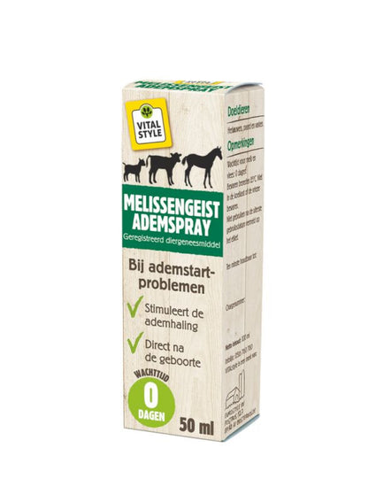 VITALstyle Melissengeist Ademspray 20 ml – voor frisse ademstart bij jonge dieren