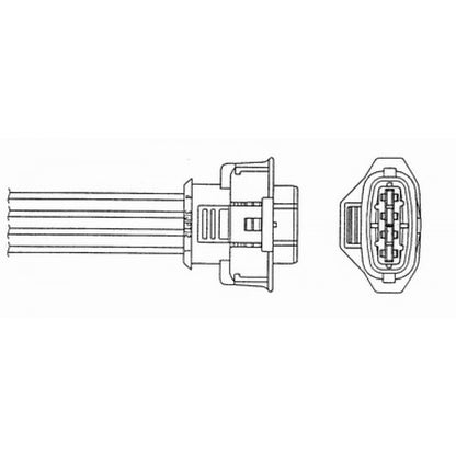 NGK 0485 Lambda Sensor oza334-esz1a – Nieuw