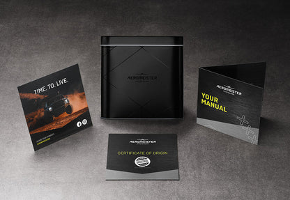 Aeromeister Amsterdam Mundo AM1606 – Herenhorloge met Stoer Design & Chronograaf | 47mm | Zwart/Grijs