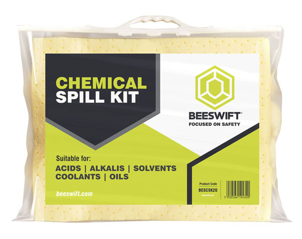 Beeswift Oil Only Spill Kit 20l White BESOSK20 olie absorptiekit