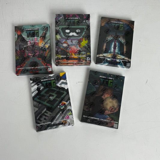 HermitCraft TCG Collector’s Edition handgesigneerde kaarten – sealed