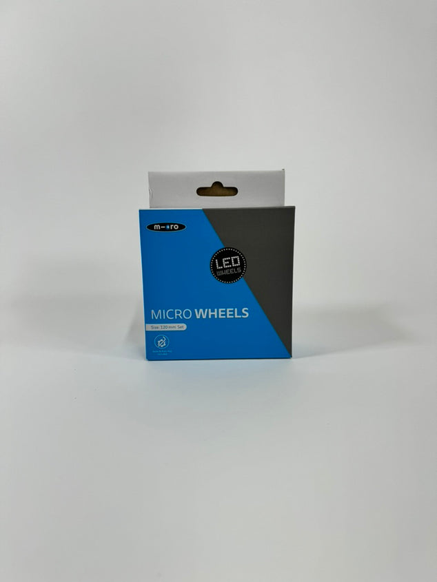 Micro LED Wheels 120mm Set Transparant Grijs - Nieuw Outlet