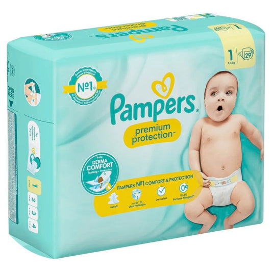 doos 30x pamper nr 1 2-5kg (proefverpakking)