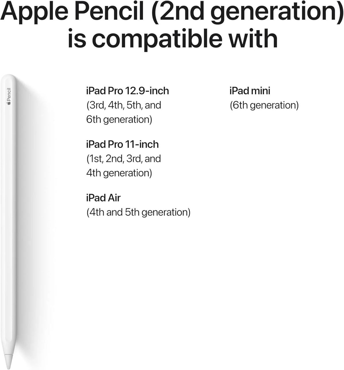 Apple Pencil (2nd Generation) A2051