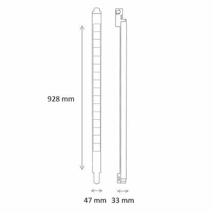 Interlight  LED Orion Track 85gr wit 30W 3.000K CRI>80