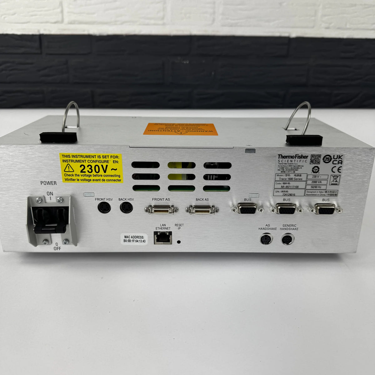 Thermo Scientific Chromatograph Trace 1600 Series Controller - MI-897117100