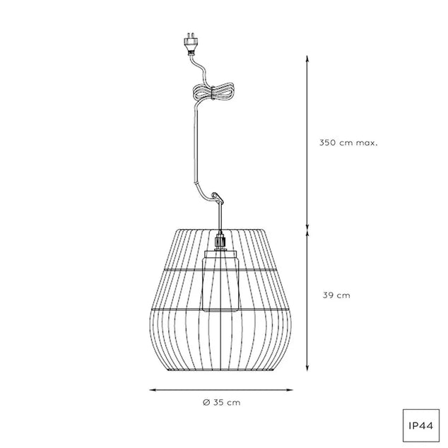 Hanglamp naturel