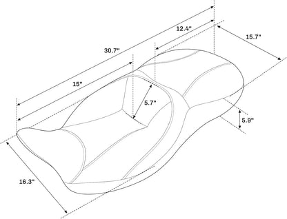 Touring Duo Zadel 2009-up – 52320-11