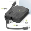 MagSafe Externe Oplader 10000mAh iPhone Lightning en USB C Kabel, Zwart