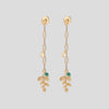 A Beautiful Story Sympathy Citrine Aventurine Earrings - aw_31042