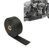 Hittebestendige tape voor motorfietsen, Craftride uitlaattape, 15 m, zwart a010077