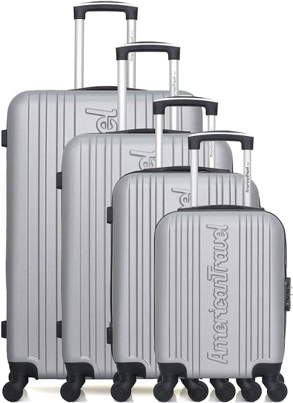 AMERICAN TRAVEL - Set van 4 koffers ABS