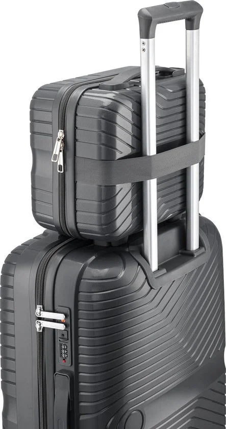 SKYCASES Premier Journeyman - Handbagage Koffer - Cijferslot - 35x23x55 cm - 44L - Antraciet