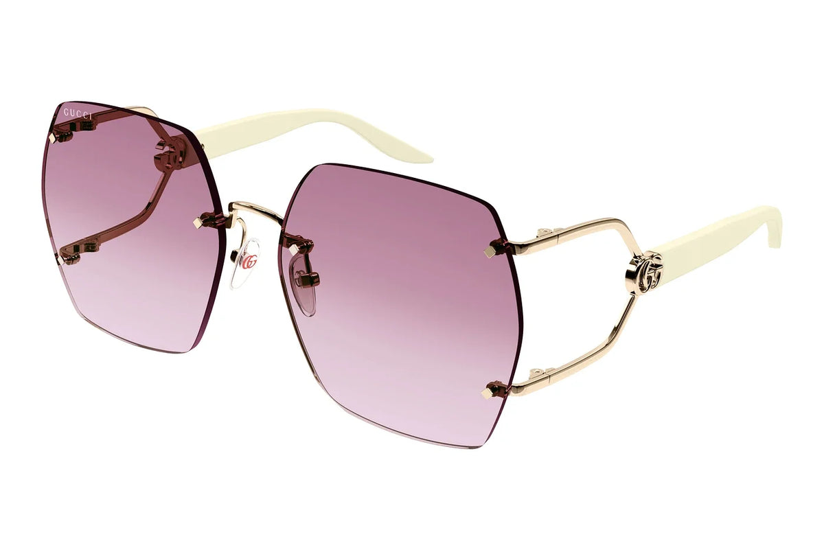 Gucci GG1562S women Gold Oversize Sunglasses