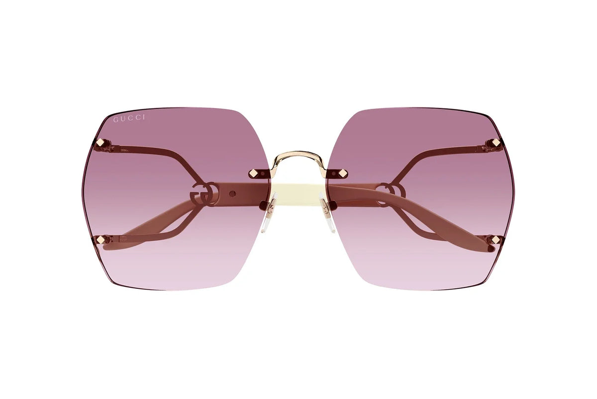 Gucci GG1562S women Gold Oversize Sunglasses