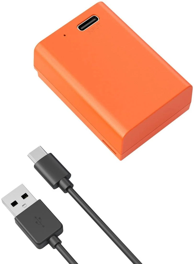 SmallRig 4967 EN EL25 USB C Rechargeable Camera Battery (Ora