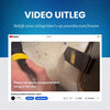 Loxure Vouwslot met Alarm - Alarmsysteem voor Fiets & Scooter - Kettingslot - Fietsalarm met Slot - 120 Decibel - Waterdicht Fietsslot