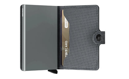 Secrid Mini Wallet Portemonnee Carbon Cool Grey