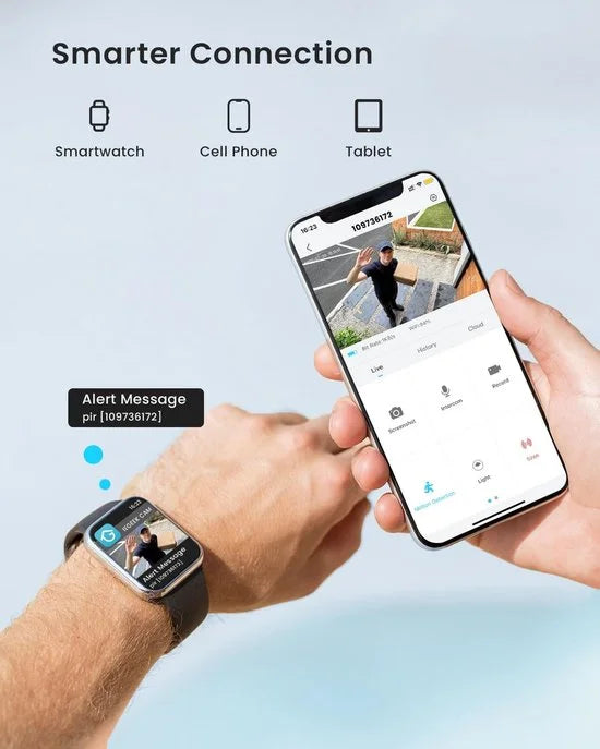 ieGeek ZS-GX3S  Wire-free battery beveiligingscamera met zonnepaneel