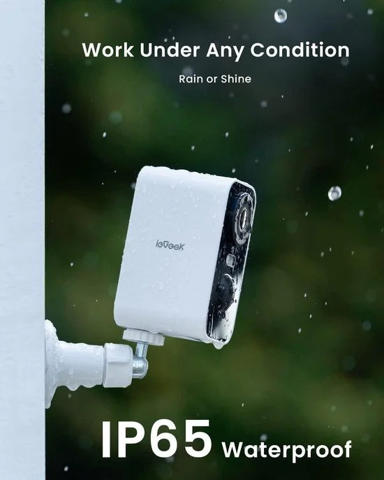 ieGeek ZS-GX3S  Wire-free battery beveiligingscamera met zonnepaneel