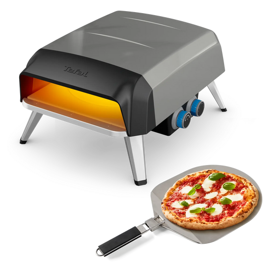 Tefal Pizza Pronto JM4120 pizza oven op gas + pizzaschep