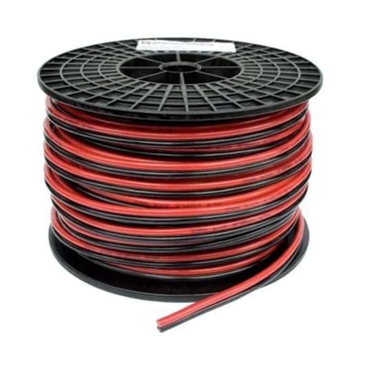 Twinflex 2 x 16 mm2 platte kabel rood/zwart (50 meter op rol)