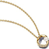 Pandora Essence 14k vergulde kettingen met wit behandelde zoetwaterparels