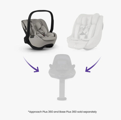 Autostoel Silver Cross Glide Plus 360 i-Size Natural Taupe