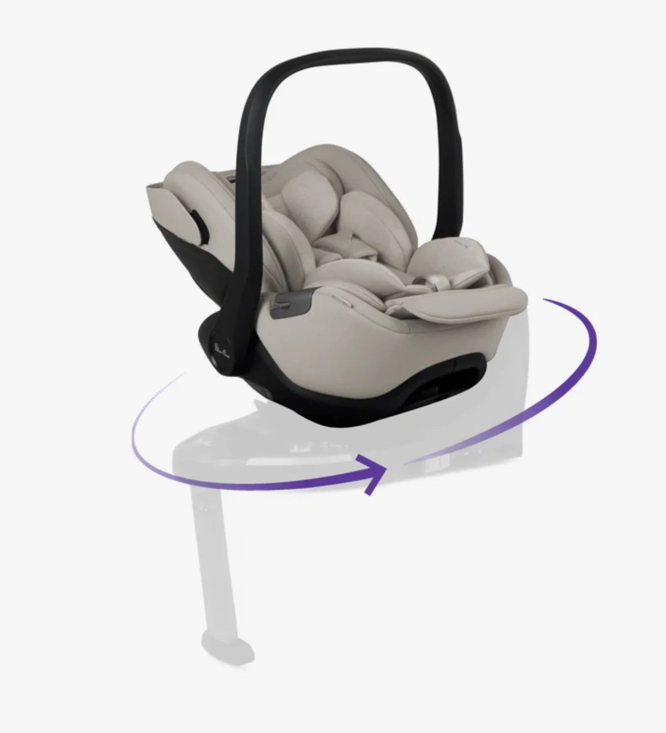 Autostoel Silver Cross Glide Plus 360 i-Size Natural Taupe