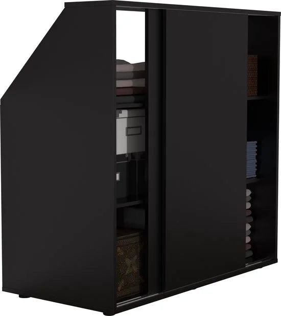 TheBestOf Furniture Kledingkast schuine wand zolder slaapkamer - opbergkast geschikt voor schuine wanden
