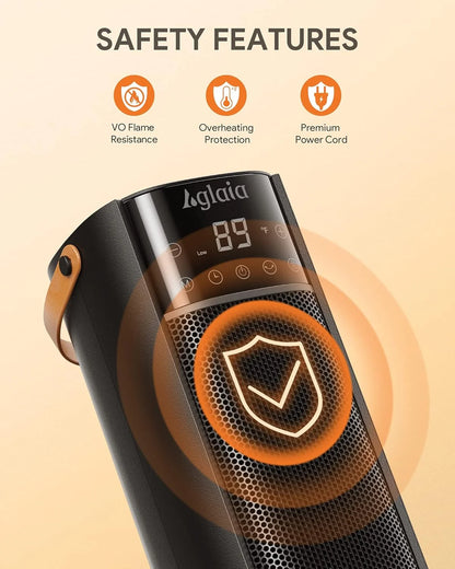 Space Heater for Indoor Use, 1500W Fast Heating