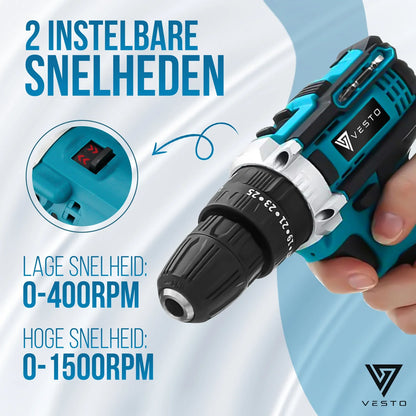 VESTO POWERDRIVE ACCUBOORMACHINE 21V