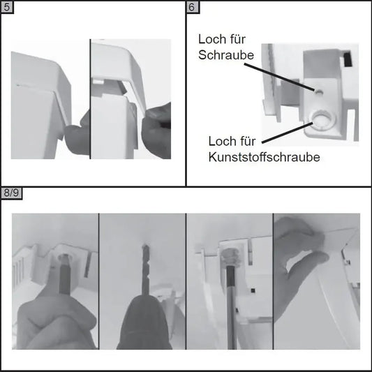 MPK Dakluik dubbel plisse binnenkader wit voor 40x40cm