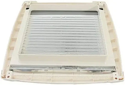 MPK Dakluik dubbel plisse binnenkader wit voor 40x40cm