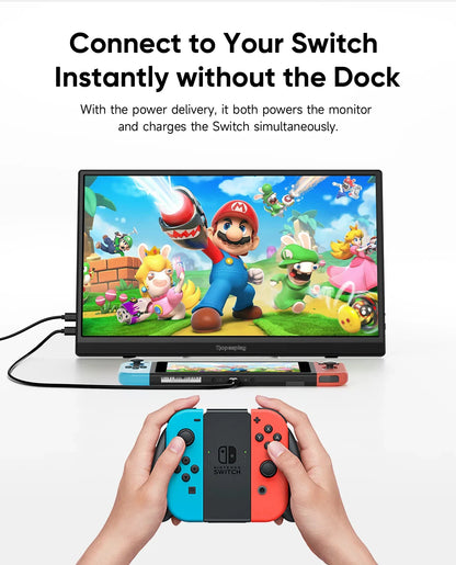 Dopesplay 15.6" 1920*1080P FHD Portable Gaming Monitor For Laptop