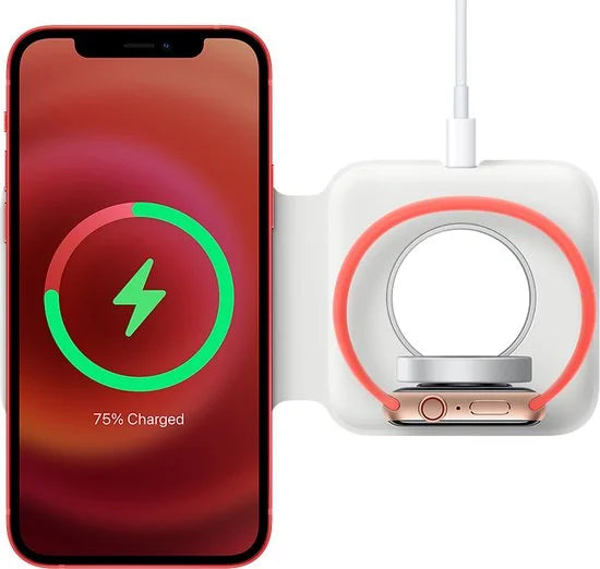 Apple - MagSafe Duo Wireless Charger - iPhone / Apple Watch - Wit