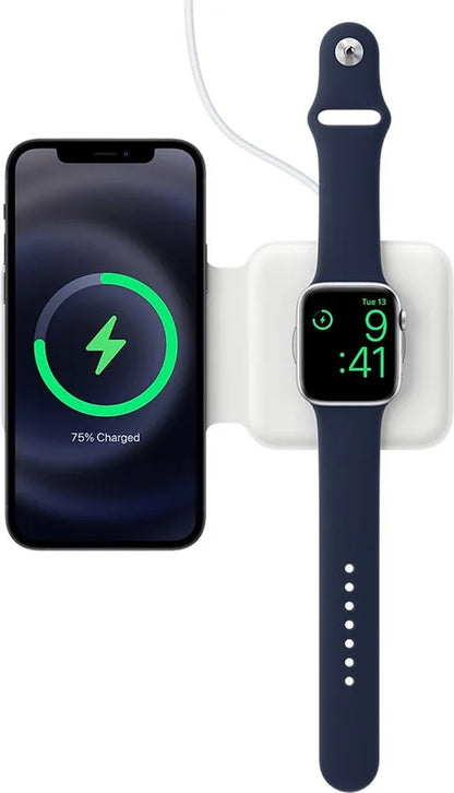Apple - MagSafe Duo Wireless Charger - iPhone / Apple Watch - Wit