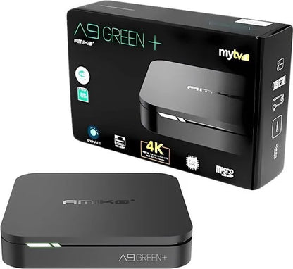 Amiko A9 Green plus Mediaplayer
