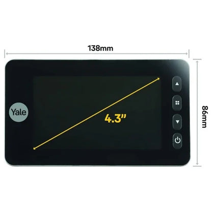 YALE ELEKTRONISCH DEURVIZIER / deurvizier DDV5800