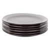 18-delig | 6-persoons Handgemaakt servies - Earth Black