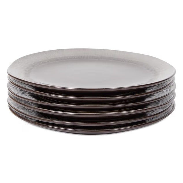 18-delig | 6-persoons Handgemaakt servies - Earth Black