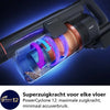Philips Steelstofzuiger met Dweilfunctie XC7055/01 Aqua - Draadloos en Zonder Zak - Zuigmond met LED Verlichting