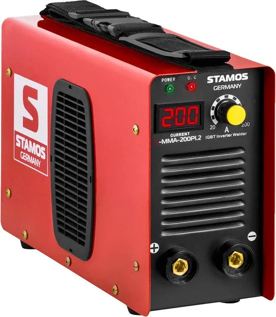 Elektrode-lasapparaat - 200 A - Hot Start - LED-display - Stamos Germany